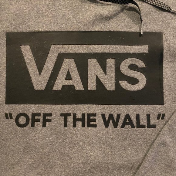 Vans Heather Gray Hoodie Small - Picture 5 of 8